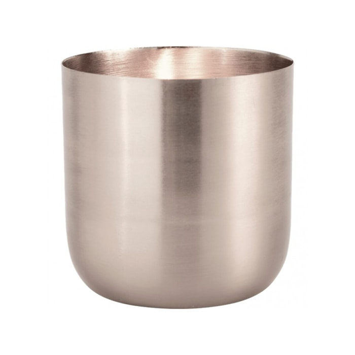 Bougie coupelle argenté H.6,5 cm - EPSILON 048