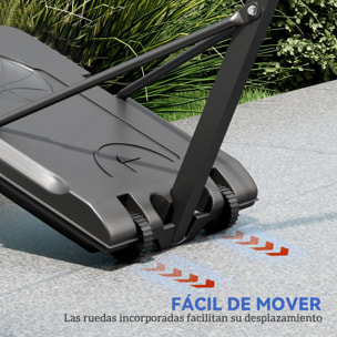 Canasta de Baloncesto para Exterior Aro de Baloncesto Portátil con Altura Ajustable 180-270 cm Ruedas Base Rellenable para Adolescentes y Adulto Negro