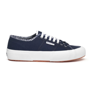 Le Superga Uomo Blu 2750 Og Cotton Embroidery Line