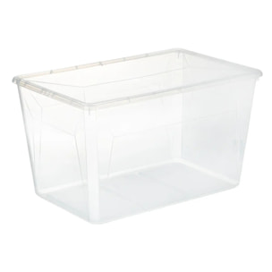 Boîte en plastique transparente 80L "Simply+"