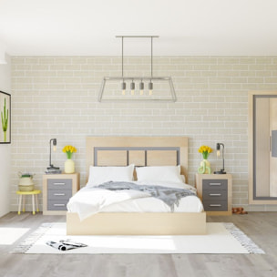 Dormitorio Kira 5C Plus Cambria - Grafito