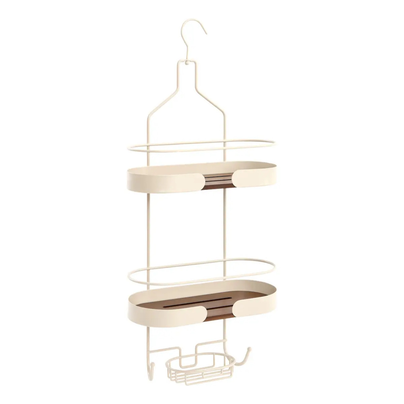 Serviteur de douche Argileo rectangulaire 2 niveaux beige