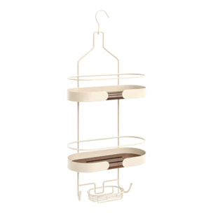 Serviteur de douche Argileo rectangulaire 2 niveaux beige