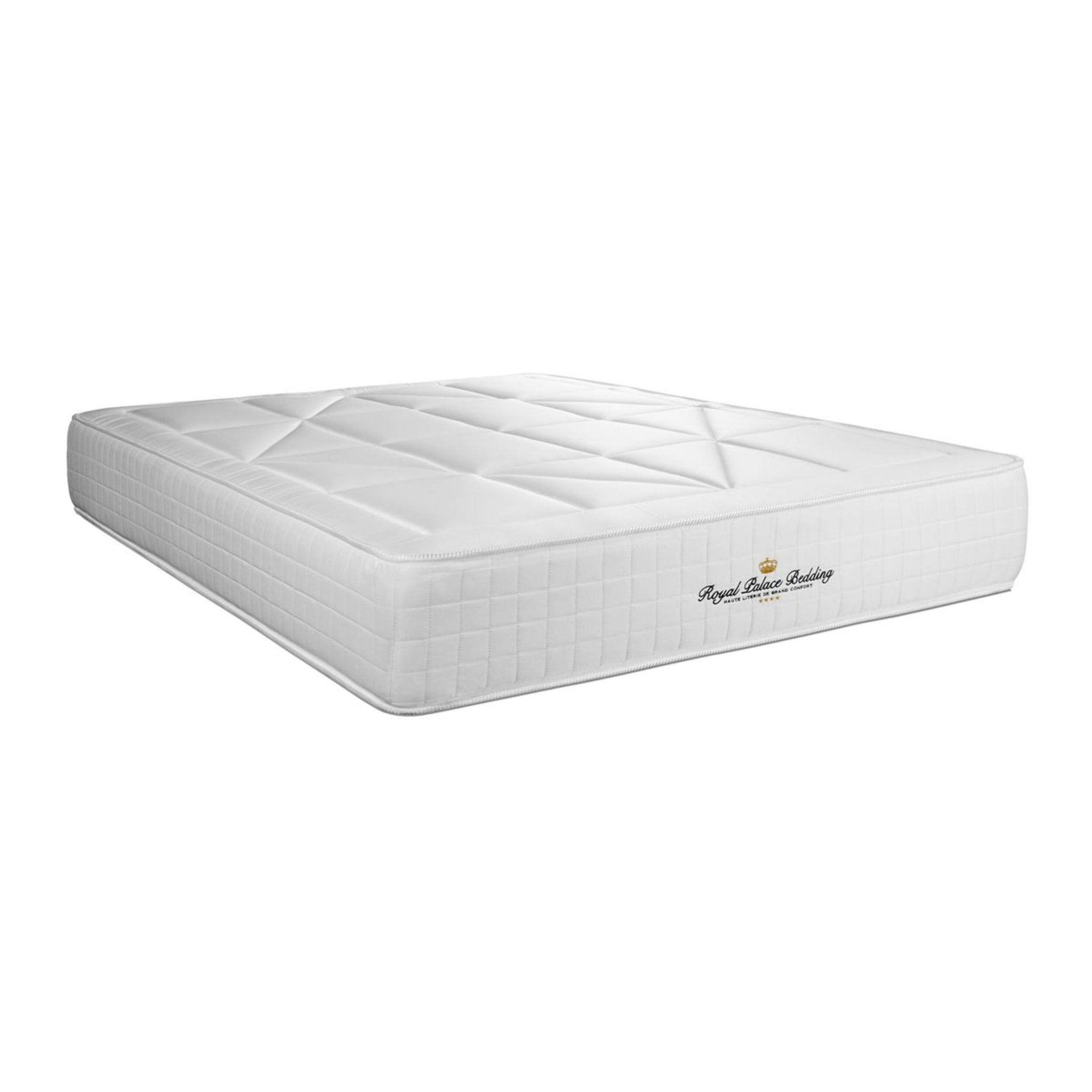 Ensemble 2p - Matelas Ressorts ensachés et mémoire de forme - Maxi Epaisseur : 26cm - Double Sommiers - Confort : Équilibré - Bouclette - Windsor