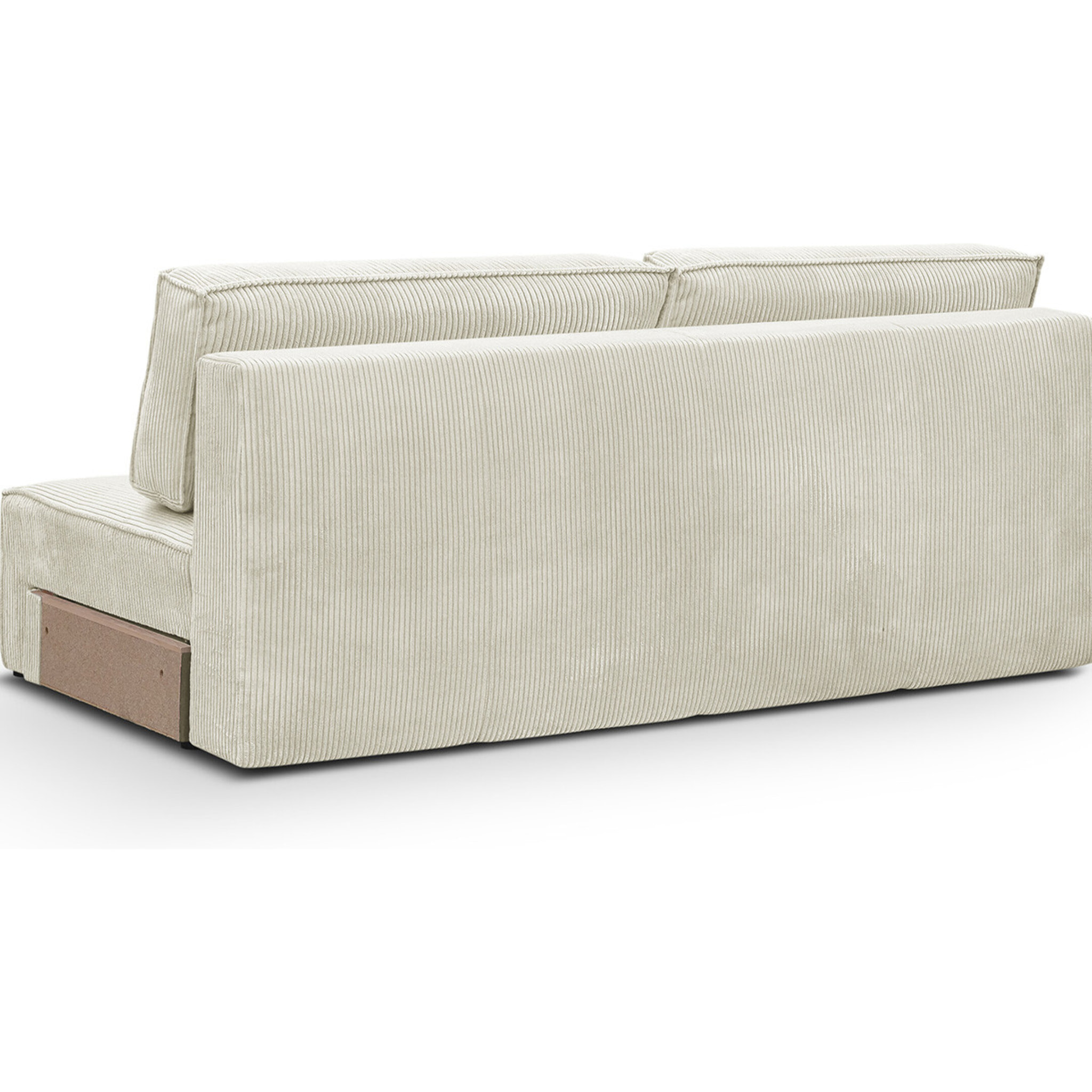 Module canapé convertible 2 places en velours côtelé - HARPER MOD