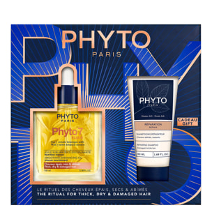 Phyto7 Elixir - Coffret Huile Sublimatrice Disciplinante 100 ml + Shampooing Réparateur 50 ml