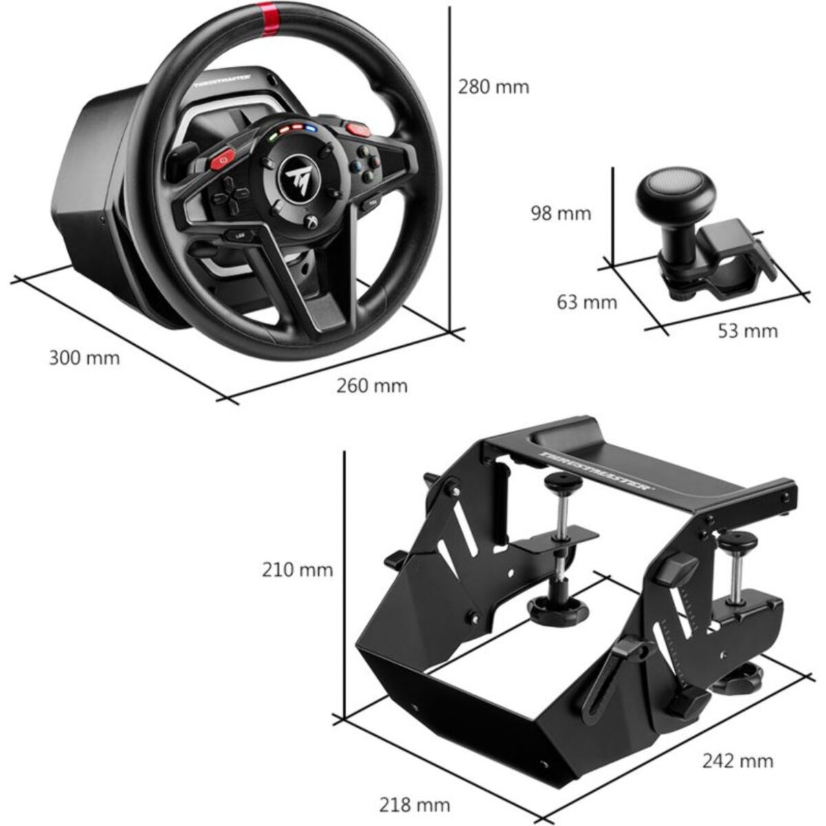 Volant + Pédalier THRUSTMASTER T128 X SIMTASK PACK EU