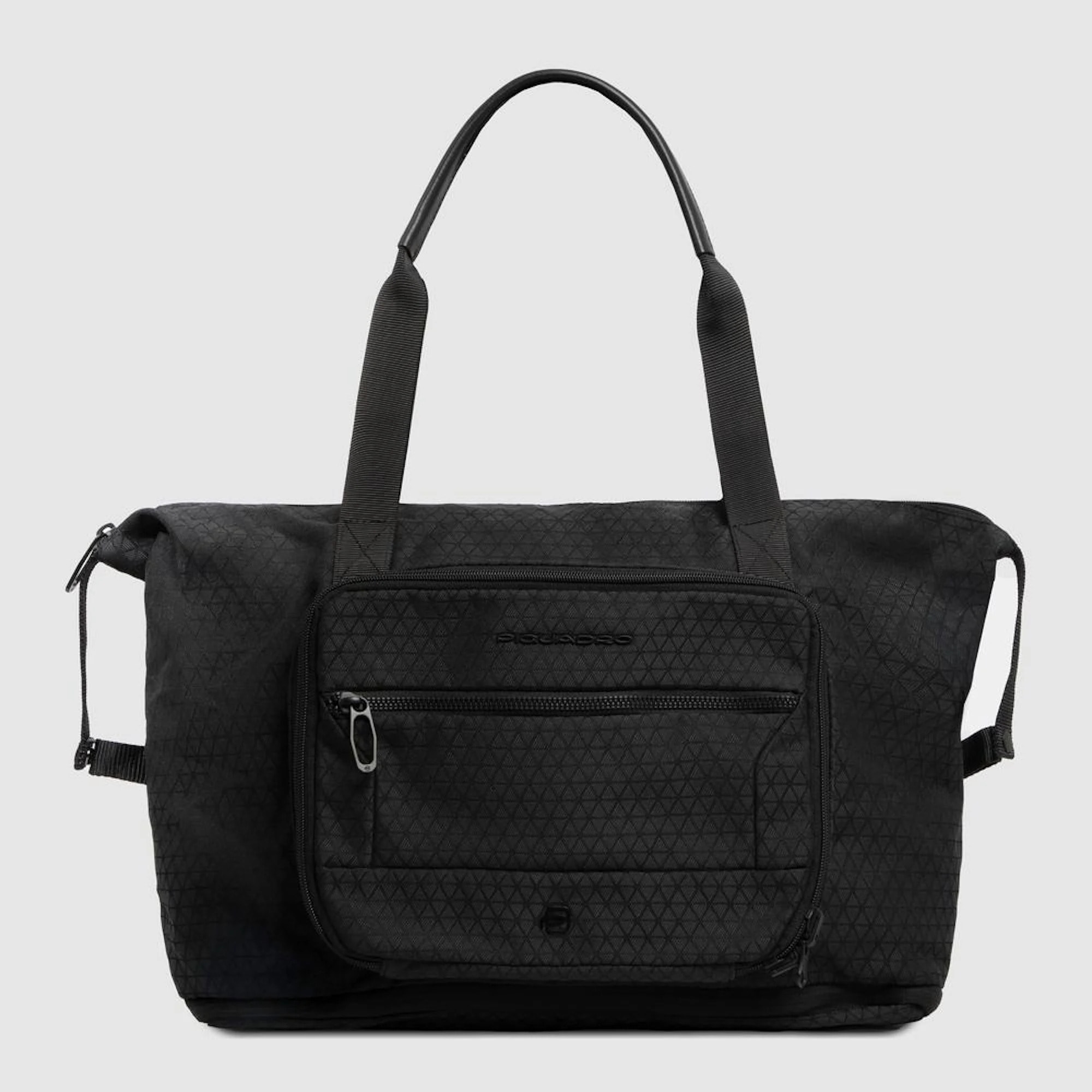 Piquadro Borsa da viaggio pieghevole in tessuto riciclato, espandibile