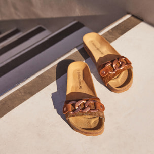 Sandalia BABUNKERS MARRON