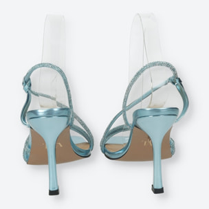 Sandali Donna Tata Italia Blu