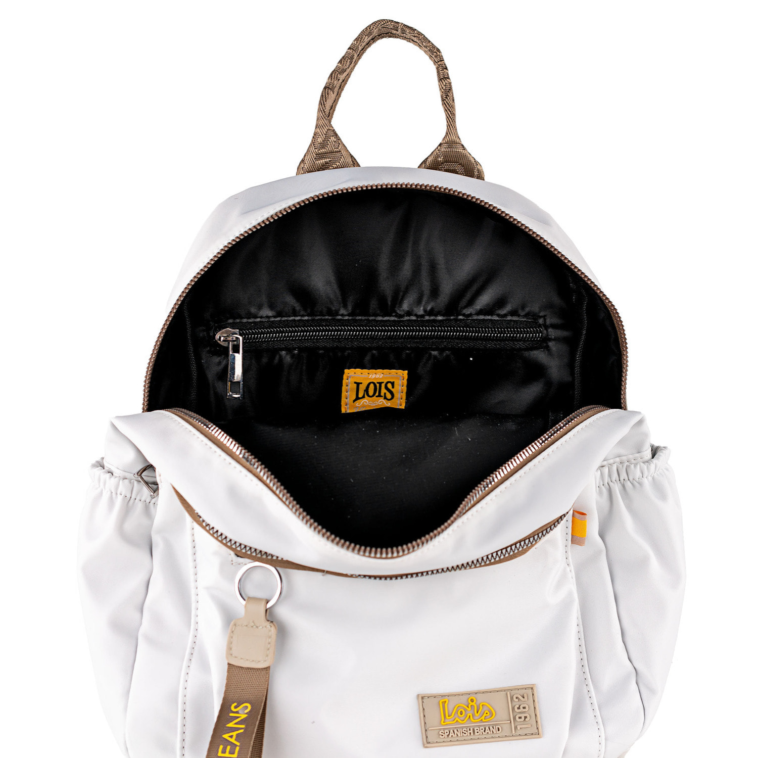 Bolso Mochila Mujer Lois Aylmer Blanco
