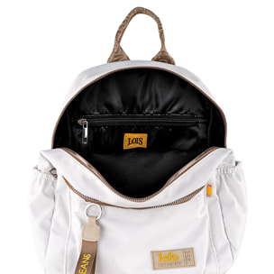 Bolso Mochila Mujer Lois Aylmer Blanco