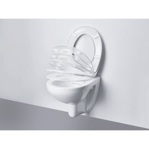 Abattant WC fermeture frein de chute Bau Ceramic