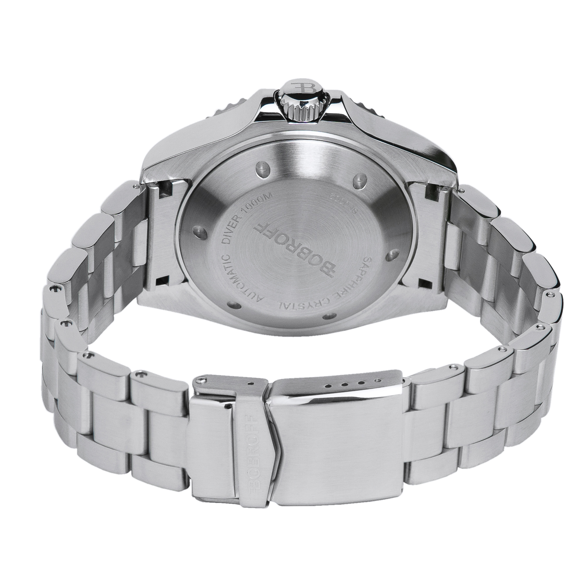 Reloj Bobroff BF0001 Hombre Analogico Automatico con Correa de Acero inoxidable