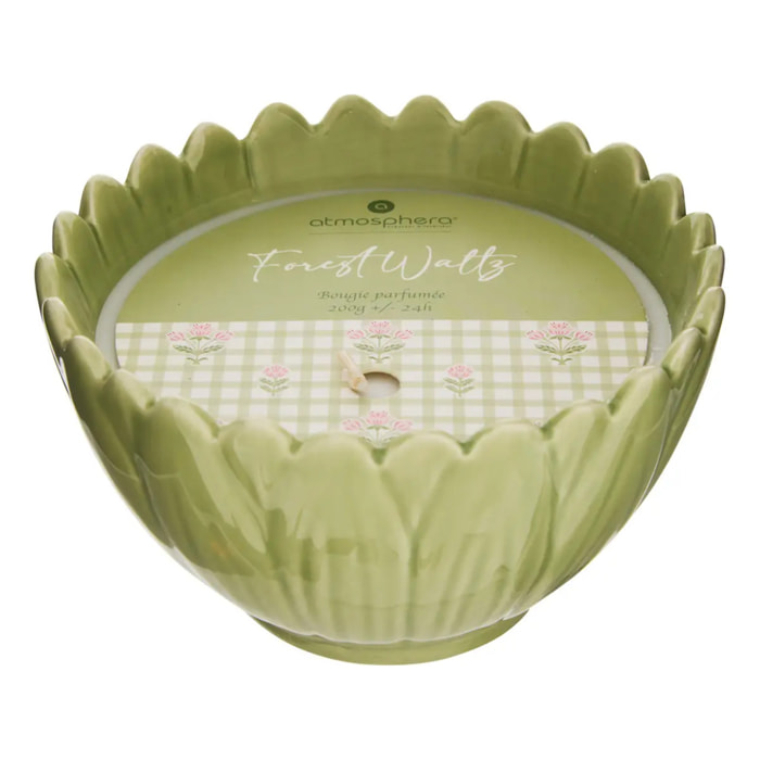 Bougie parfumée 205g Fleur de Rose