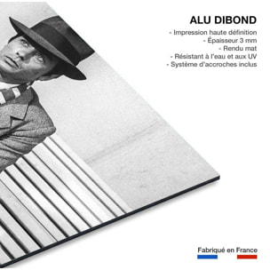 Tableau Belmondo et Delon dans Borsalino Tableau alu Dibond