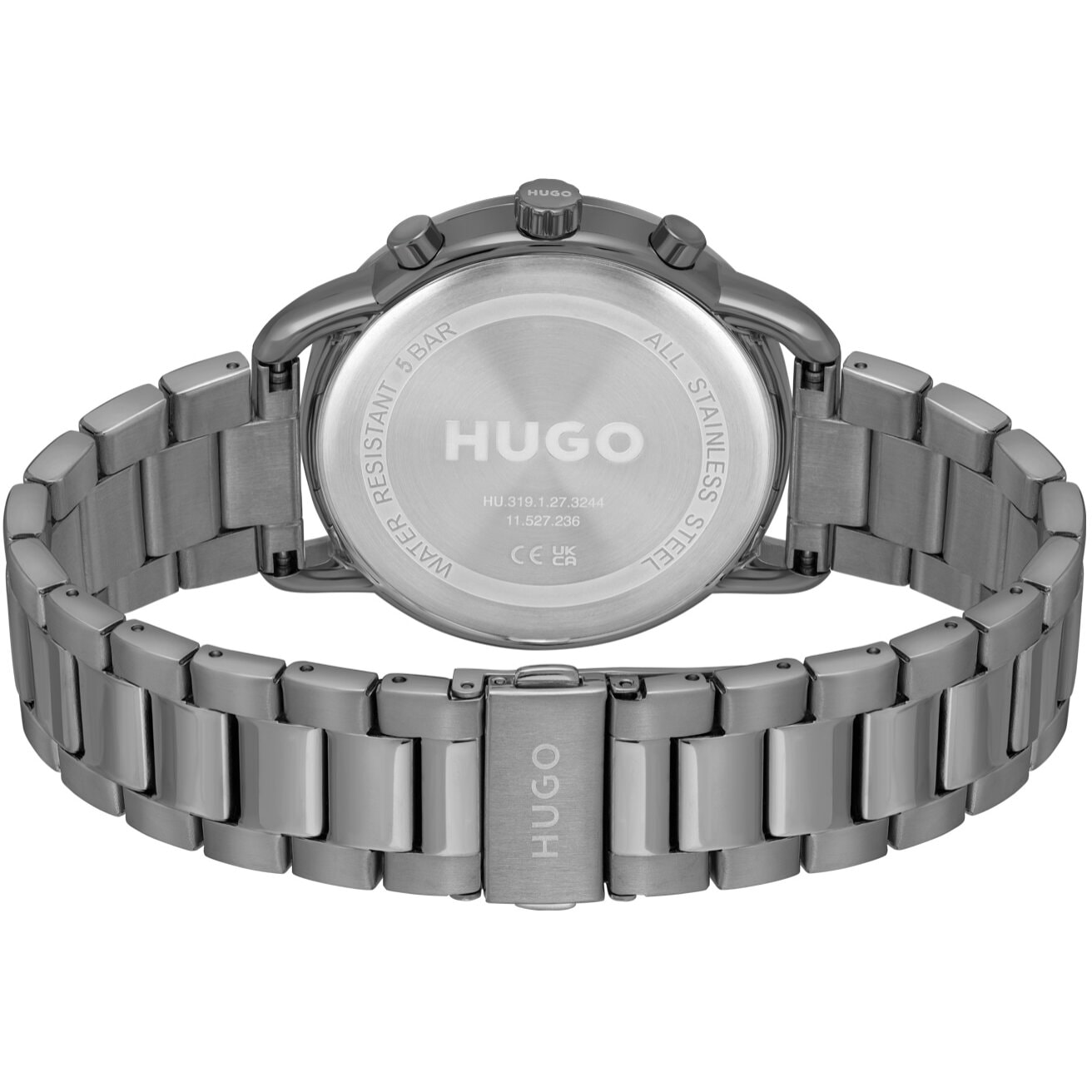 Reloj Hugo 1530234 Hombre Analogico Cuarzo con Correa de Acero inoxidable