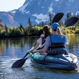 Pala de kayak Intex de aluminio, 218 cm
