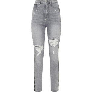 PHILIPP PLEIN Jegging de cintura alta