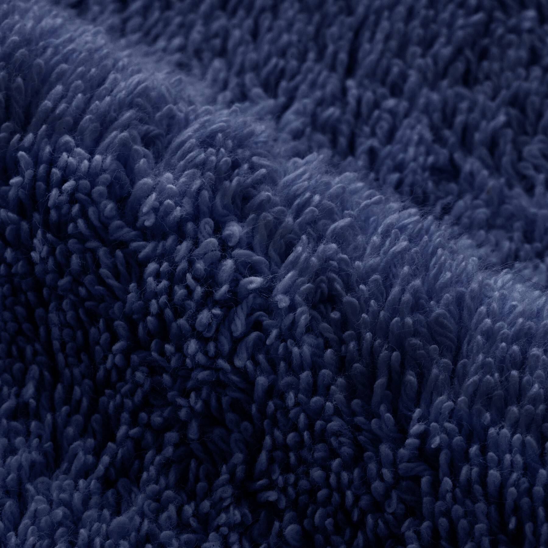 Set de serviettes éponge 100% Coton Éponge Peigné - 700 g/m2 MARINE