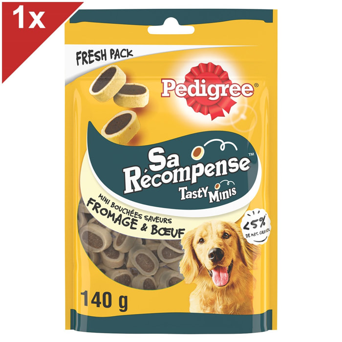 PEDIGREE Sa Récompense Friandises saveurs boeuf et fromage pour chien 140g