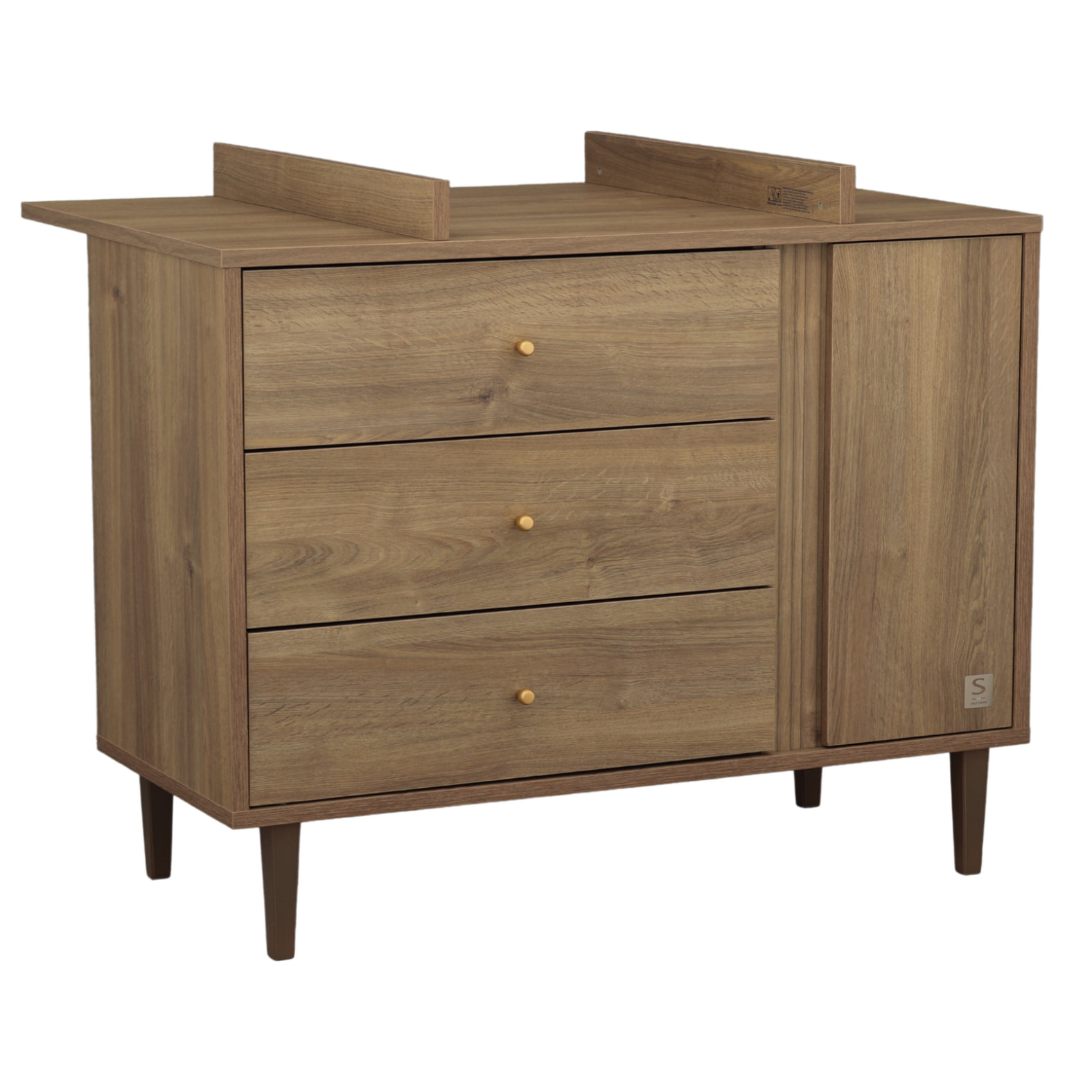 Plan à langer pour commode 3 tiroirs et 1 portes