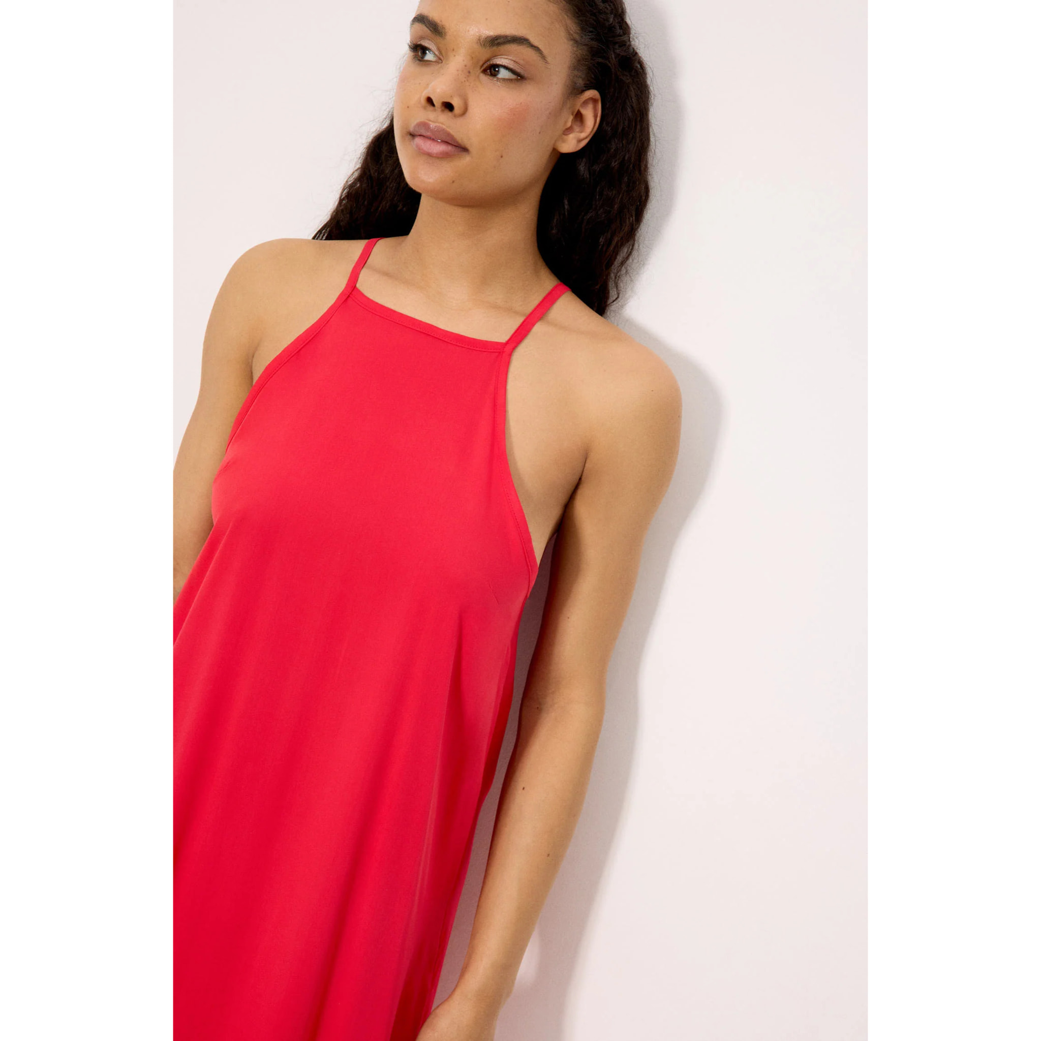 Vestito midi Arancio