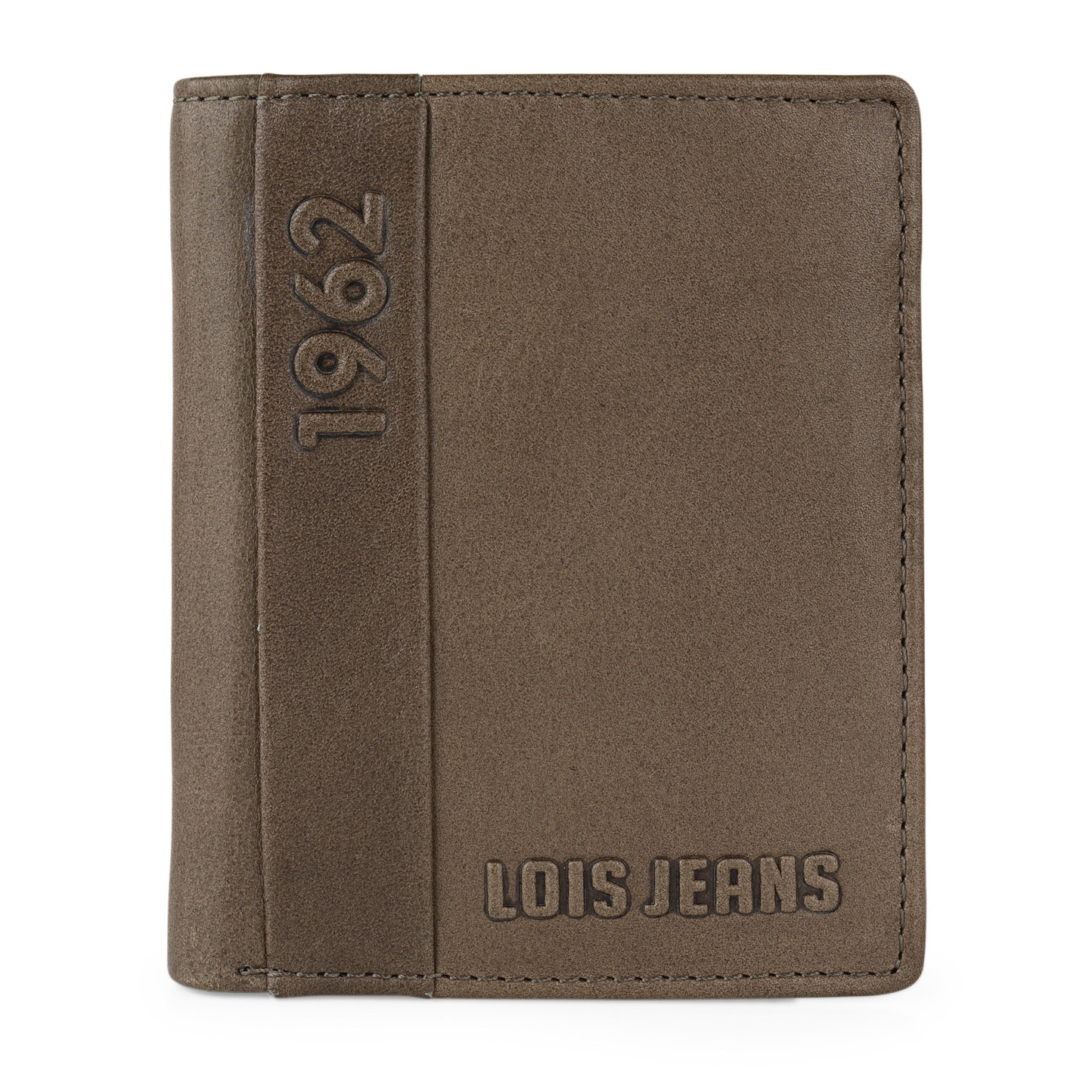 Cartera Hombre Piel Lois Elk Marron Oscuro