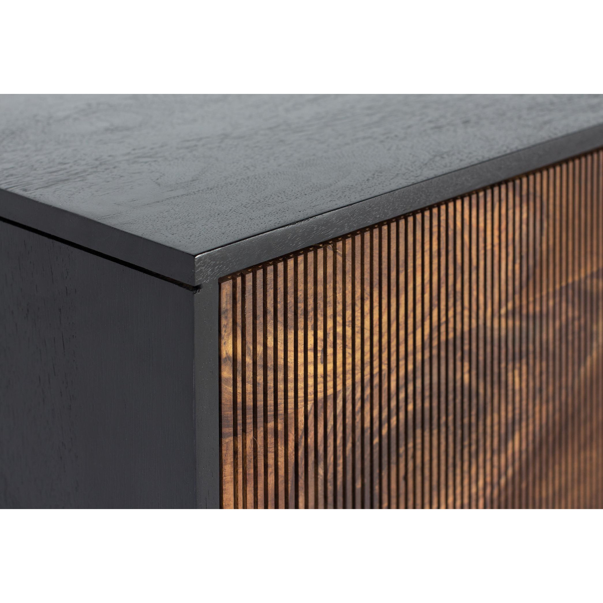 Cómoda de Madera de Palisandro, Mango 90 Cm Estilo Rústico Moderno