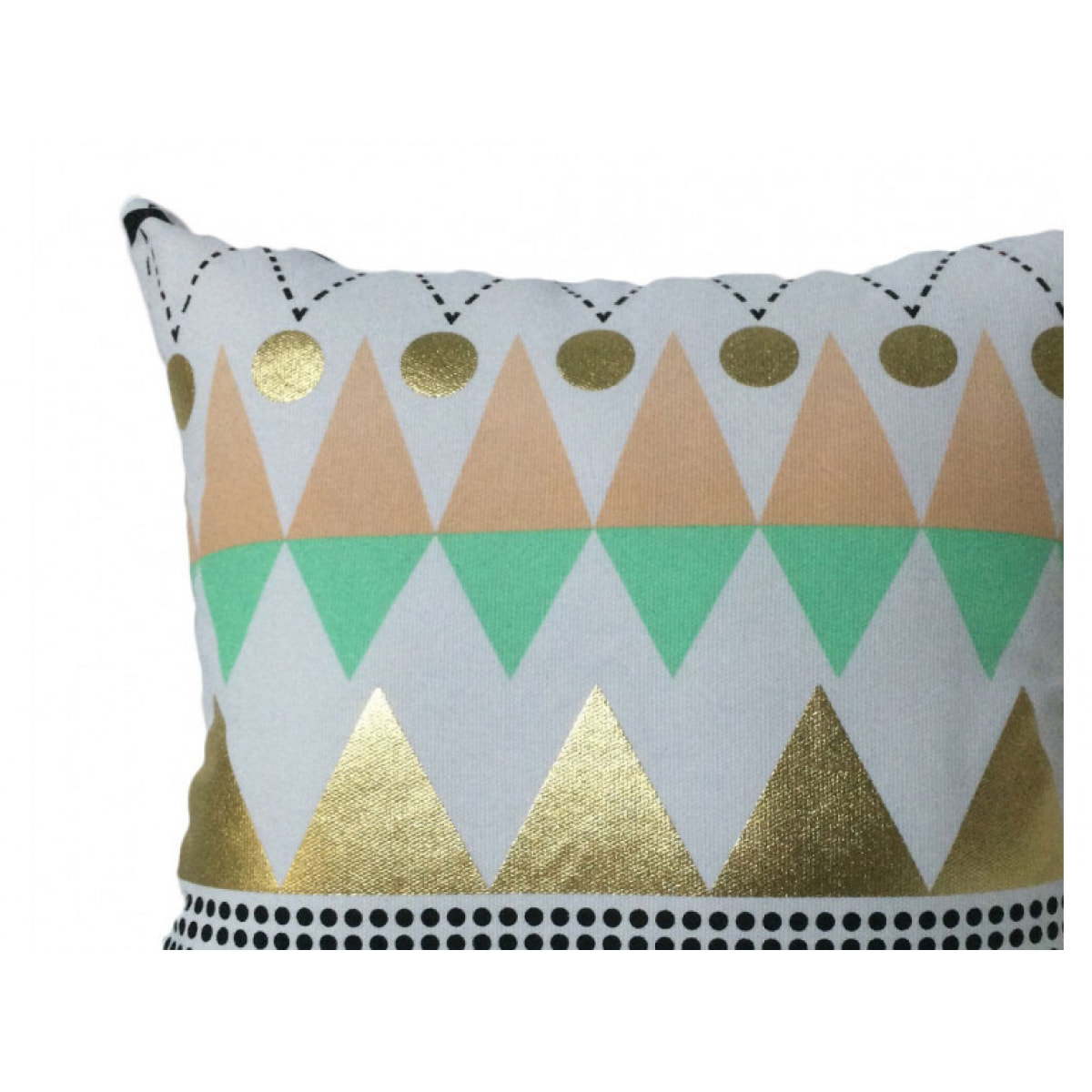 Coussin motif triangle bohème 45*45 - TRIBE2