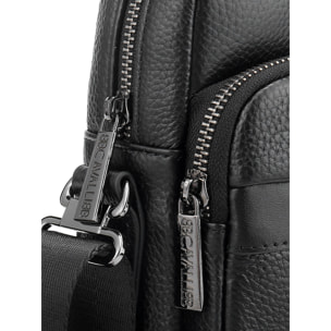 Borsa a tracolla da uomo - Modello Cremona - 100% pelle - 20.0 x 25.0 x 8.0 cm