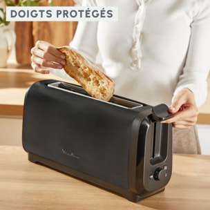Grille-pain MOULINEX LS5S08E0 Subito Noir - Longue fente