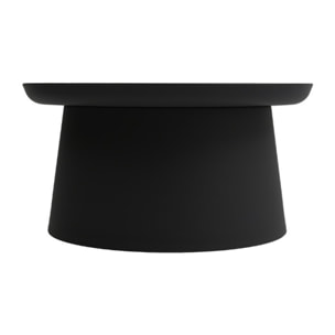 Tavolino in polipropilene diametro cm.70 colore nero