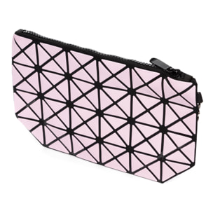 Zerbolò bolso clutch con diseño geométrico, de PVC.