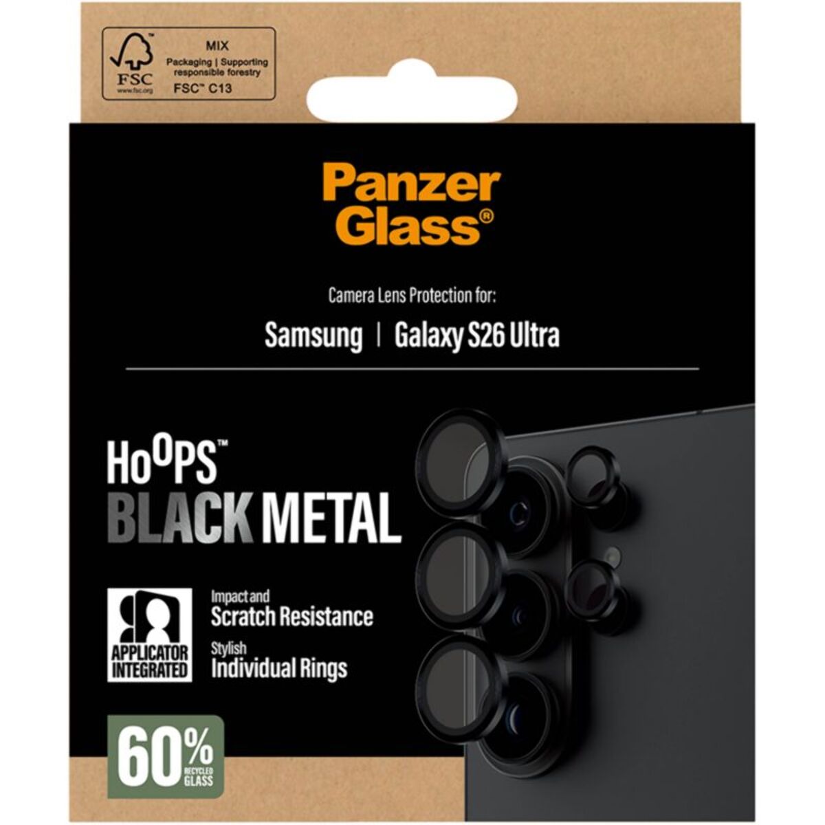 Protège objectif PANZERGLASS Samsung Galaxy S26 Ultra protège objecti