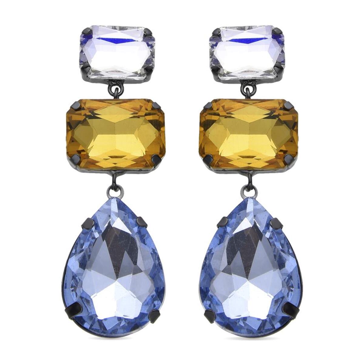 Pendientes Lux by Lux acabadoss en oro amarillo 18k