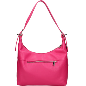 Borsa a spalla da donna In Vera pelle Made in Italy 30x30x9 cm