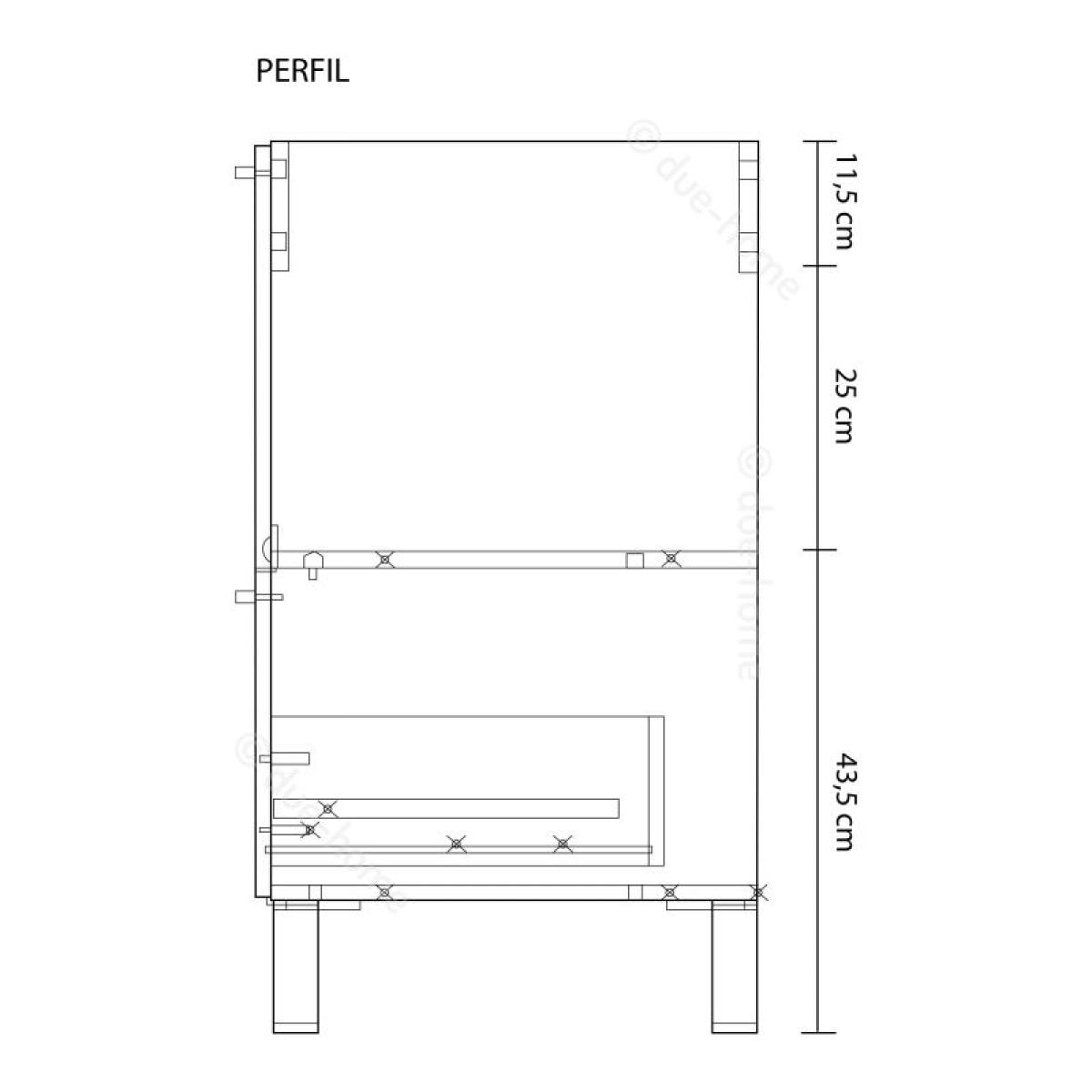 Mueble de baño Urban Blanco brillo