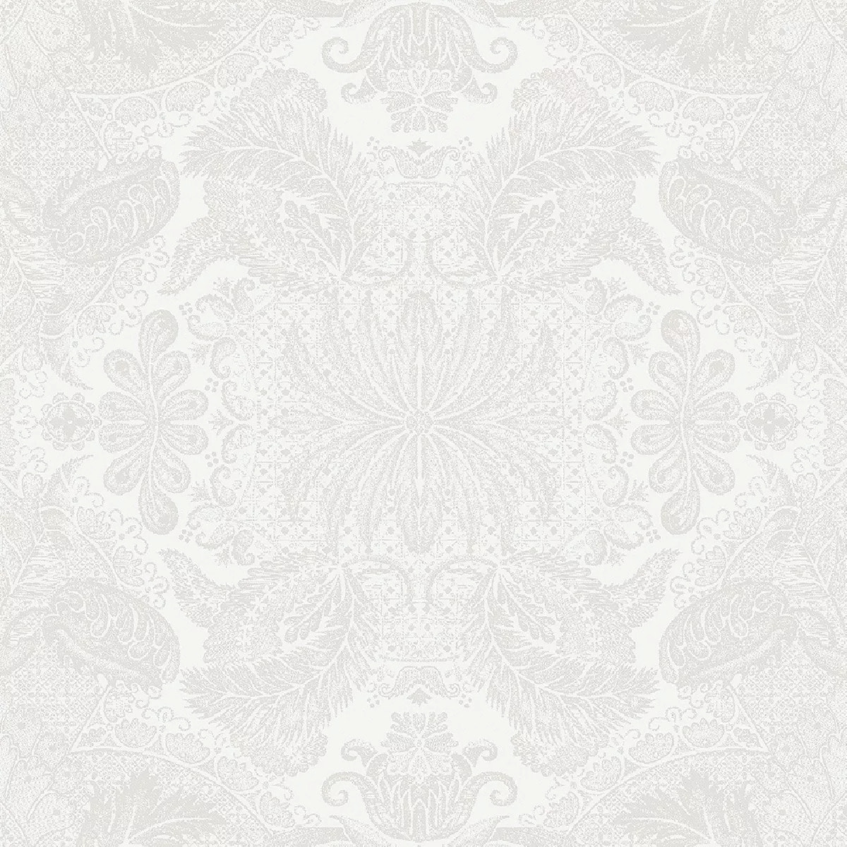 Serviette pur coton motif jacquard blanc Mille isaphire blanc