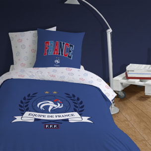 Parure de lit imprimée 100% Coton, FFF CAMPUS