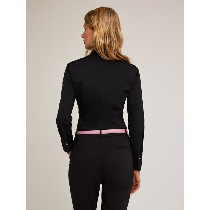 Motivi - Camisa de popelina - Negro