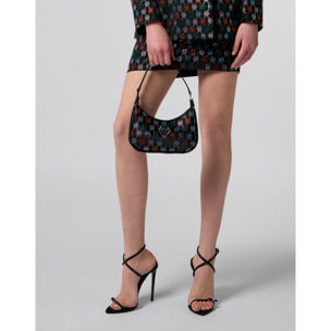 PHILIPP PLEIN Shoulder Bag Multicolor Monogram Strass