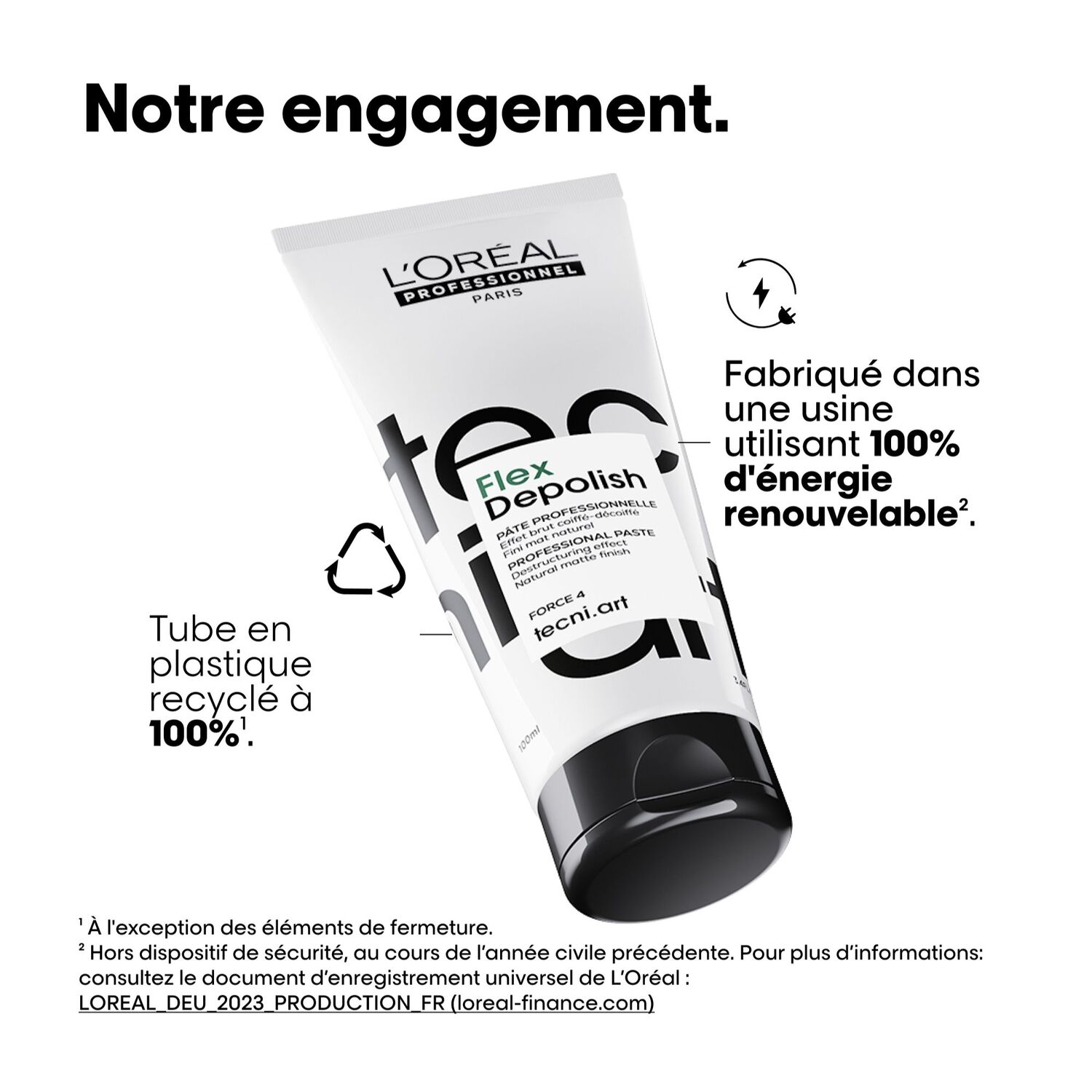 Tecni.art Flex Depolish - Crème Modulable et Déstructurante 100 ml