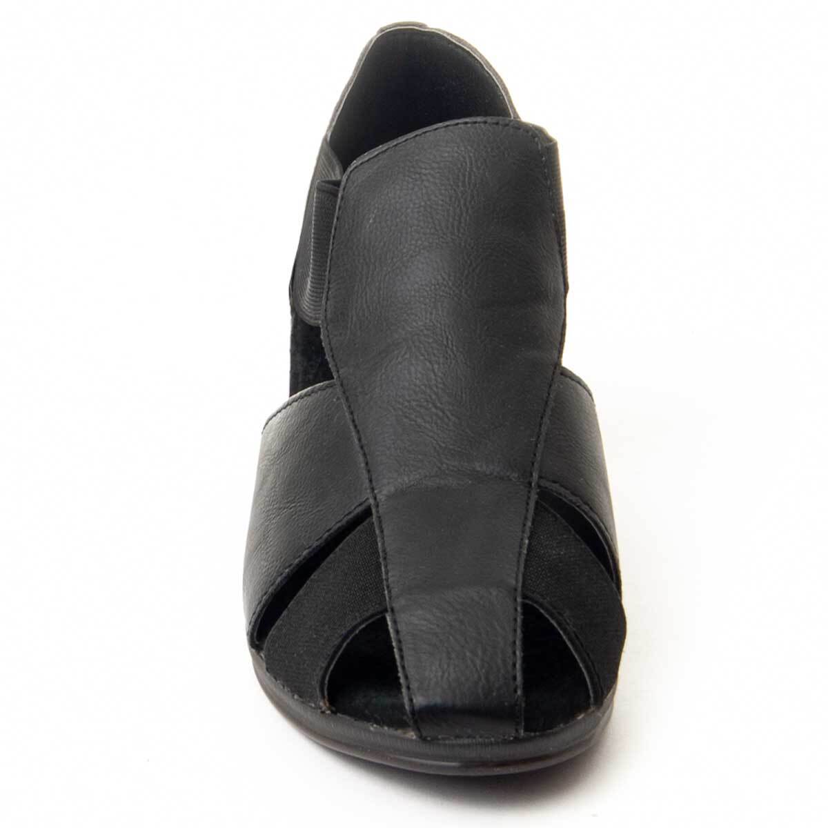 Mocasines de Cuña - Negro - Altura: 7 cm