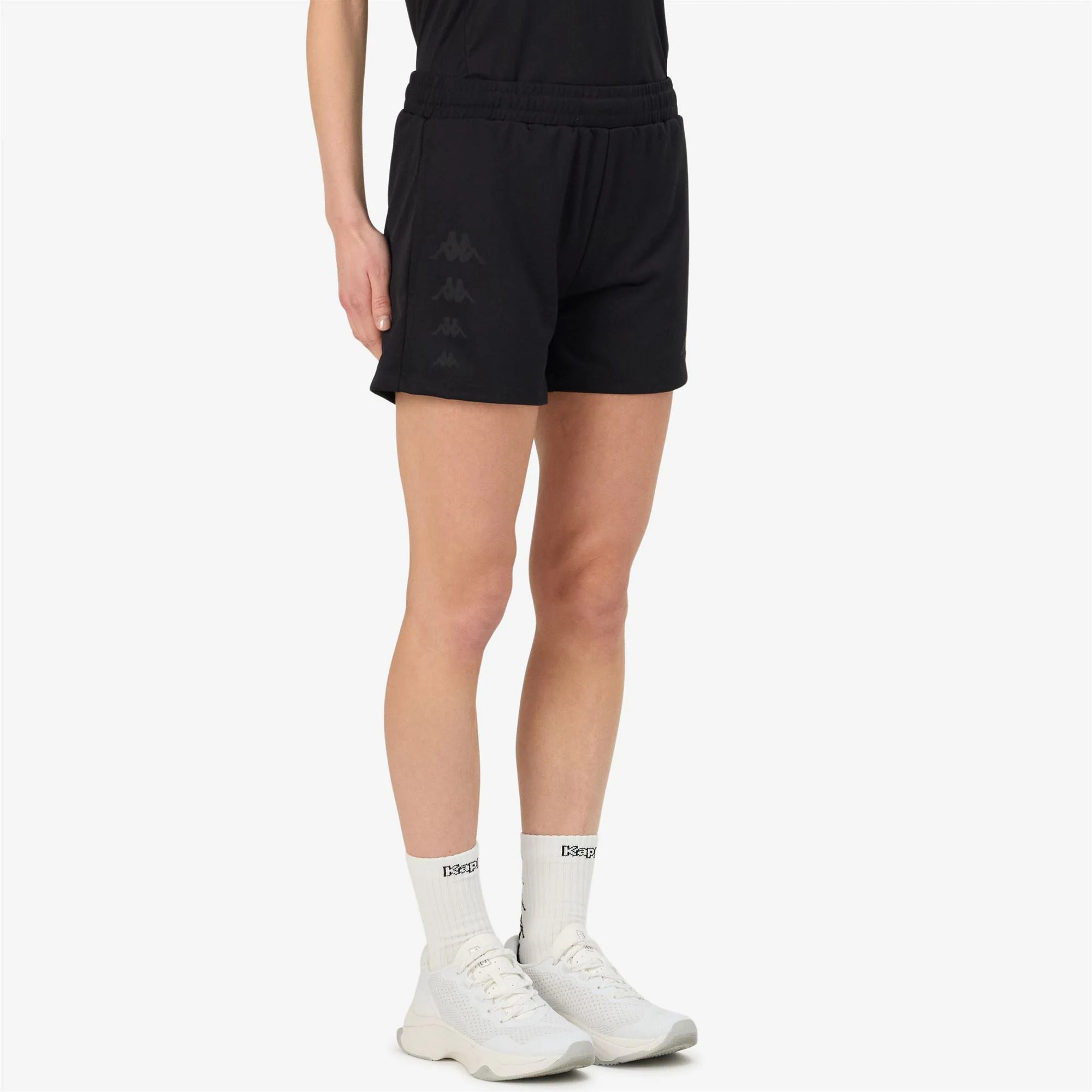 Kappa - Pantaloni Corti Donna Nero - Gines