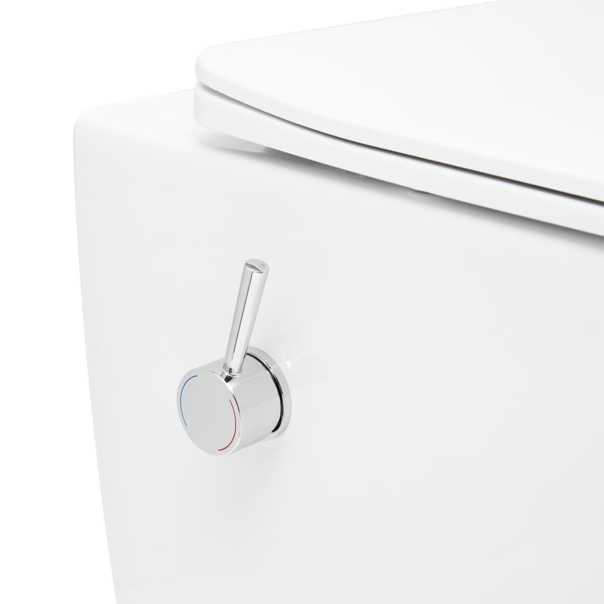 Fusion WC japonais suspendu sans bride, chasse d'eau Vortex + abattant SoftClose, blanc (SATFUS11BFC)