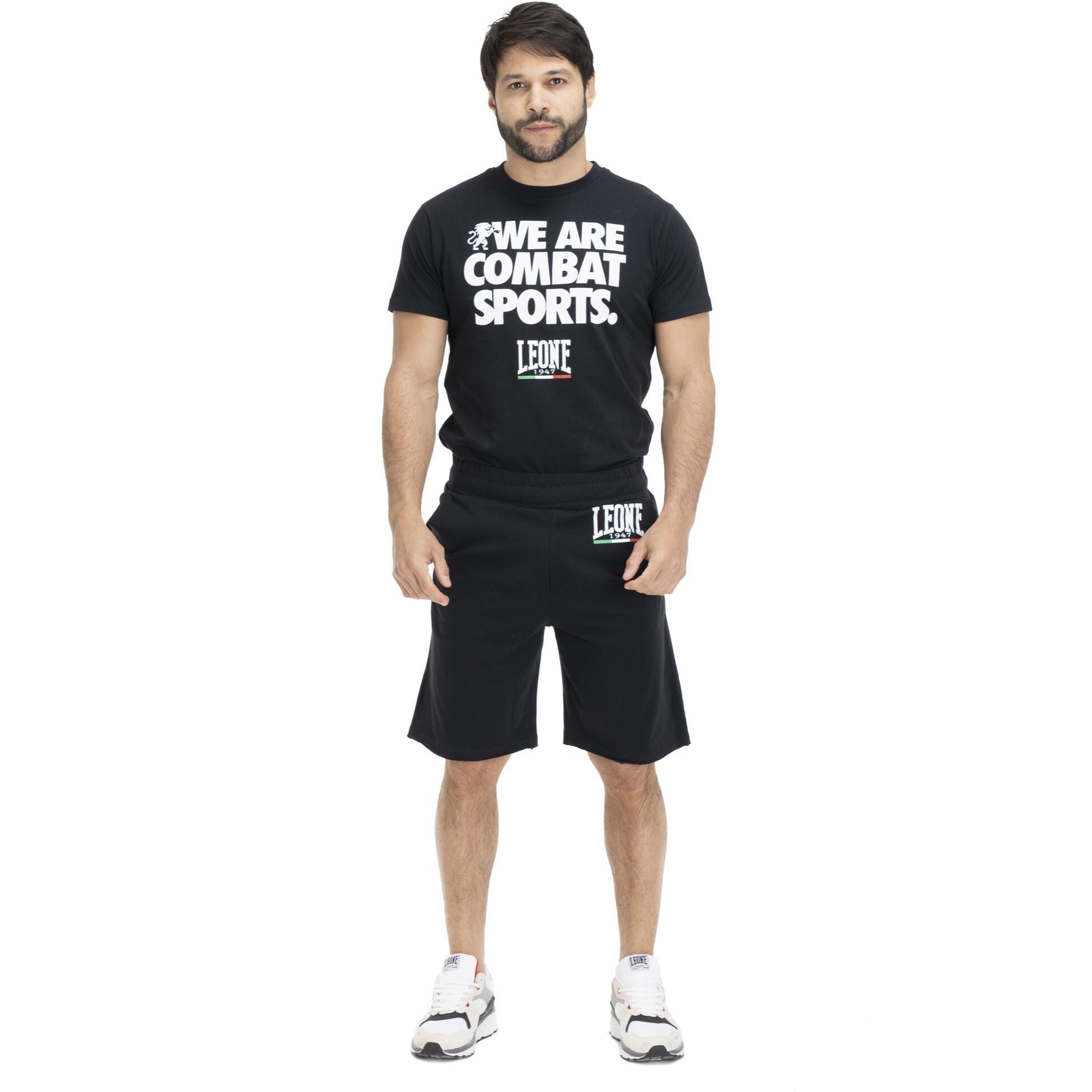 Completo set da uomo composto da t-shirt e pantaloncini Leone Basic