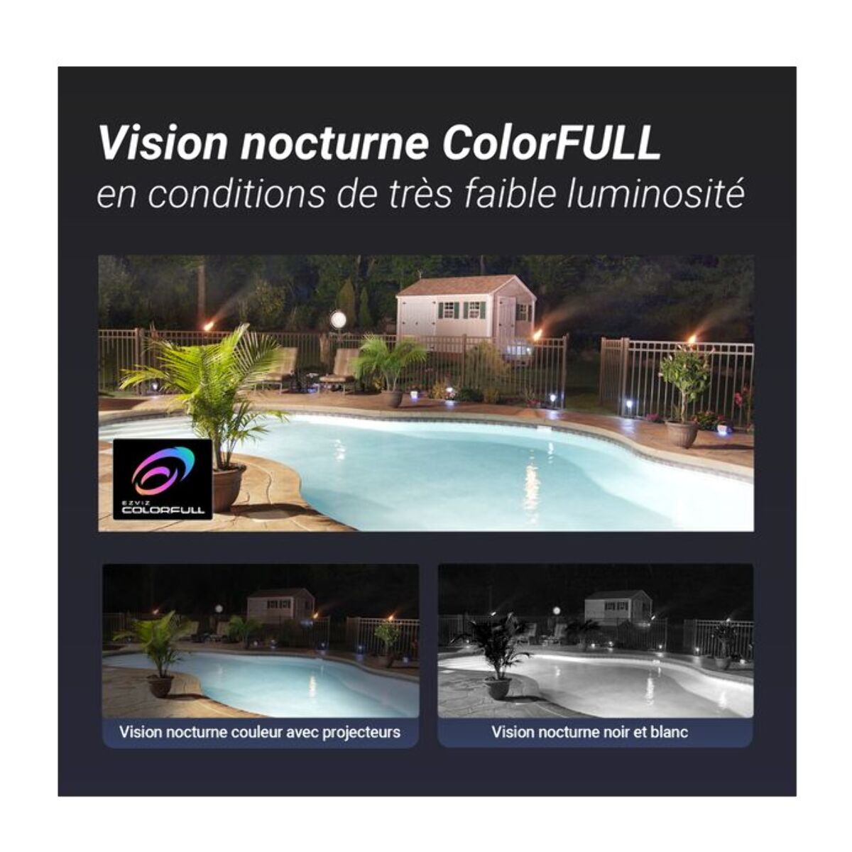 Caméra de surveillance EZVIZ Wifi H80X 4K motorisée