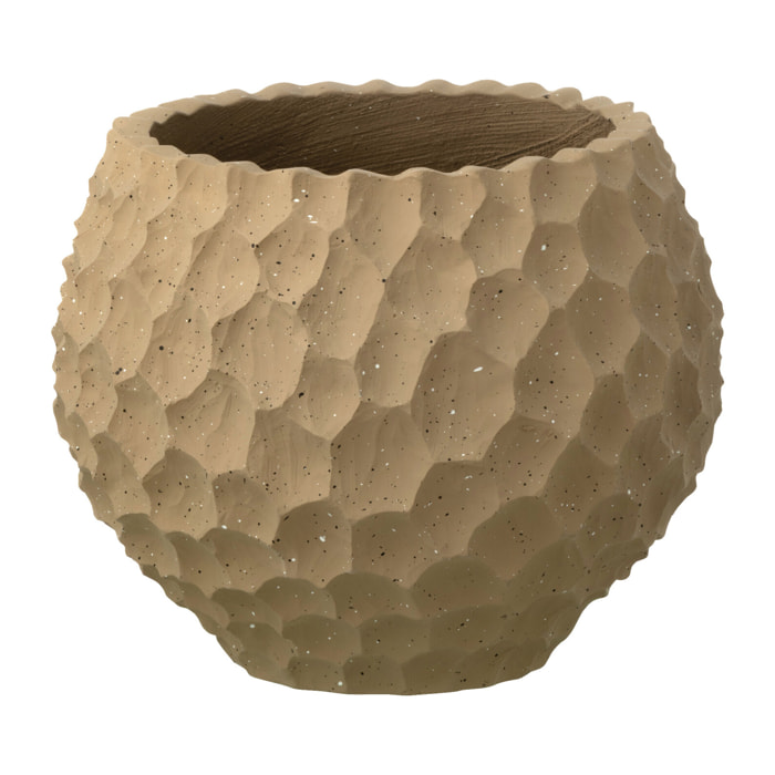 J-Line Cache-pot Bosses + Extérieur Sable - taupe - small