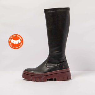 Botas 1956 NAPPA BLACK-BURDEOS/AMBERES color Black-burdeos